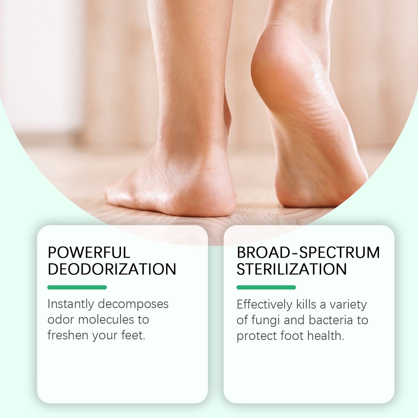 Ximonth Foot Care Agent Foot drying deodorizer Heel moisturizing deodorizer