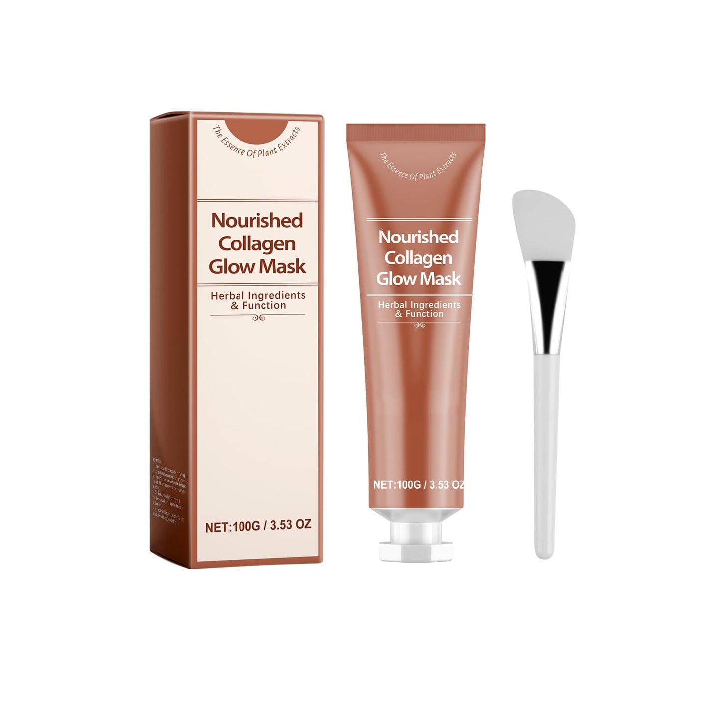 Collagen Glow Mask, Nourishing Collagen Peel off Mask Overnight, Collagen Peeling and Tearing Facial Mask for Women