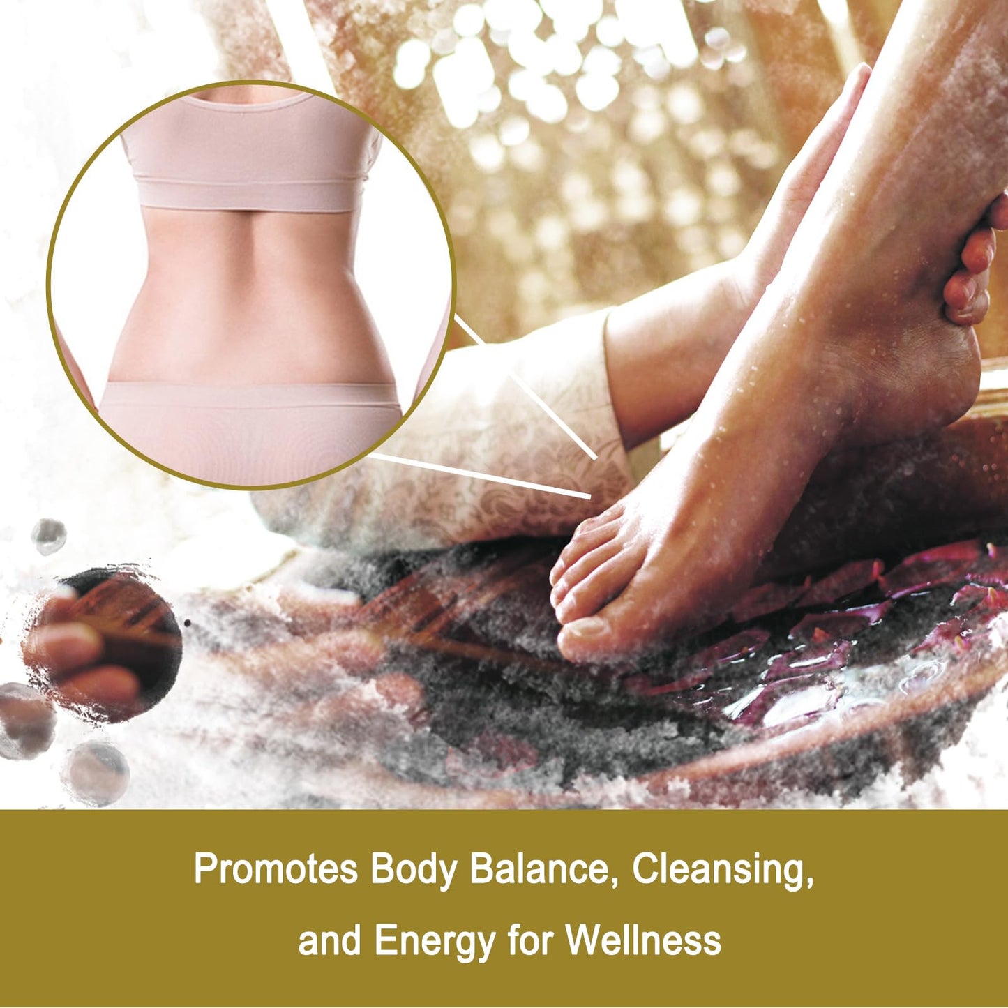 Bee Venom Foot Soak, Bee Venom Foot Bath Beads with Natural Extracts, Soak Foot Beads for Body Balance, Deep Cleansing