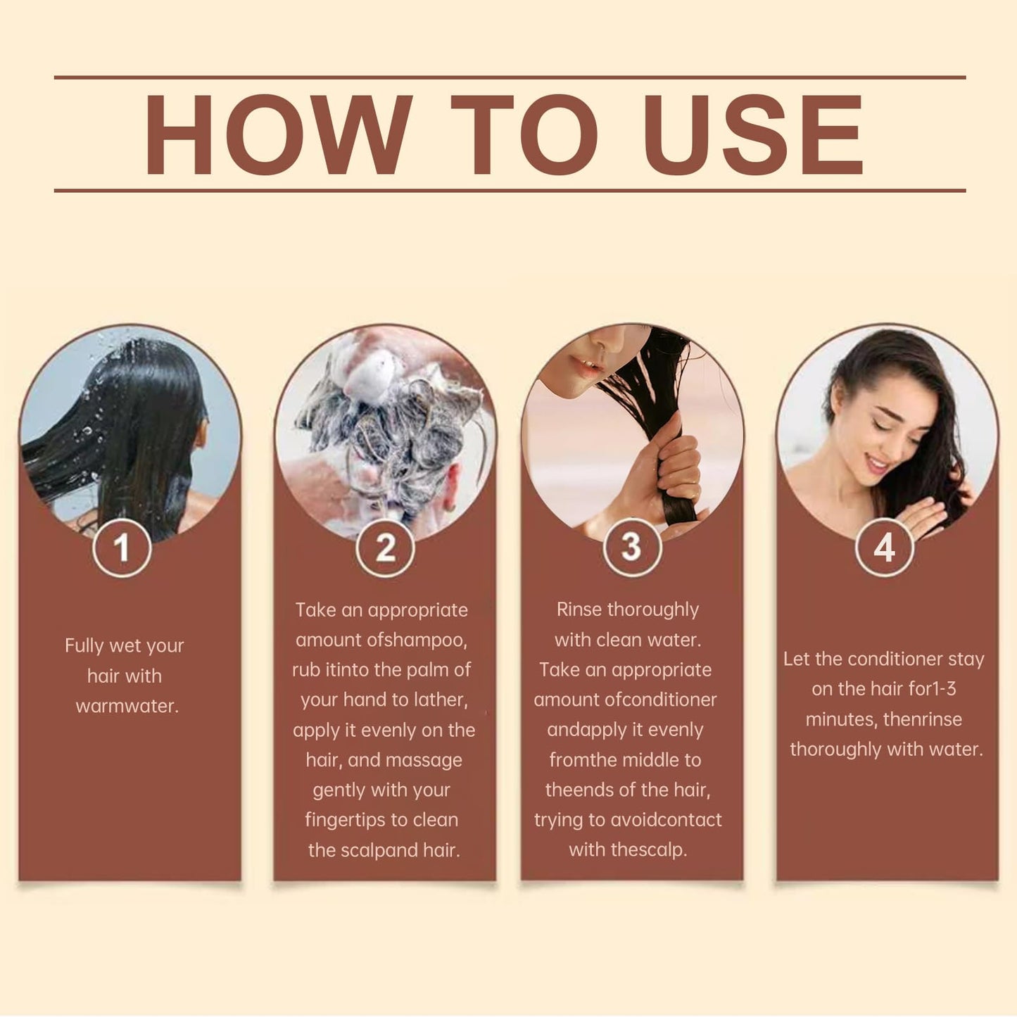 Rice Water Shampoo and Conditioner Hair Growth Shampoo Nourishing Hair Care Combo Set Strengthen Fuller Hair Anti Dryness and Damage for Women Men Thinning Fine Hair