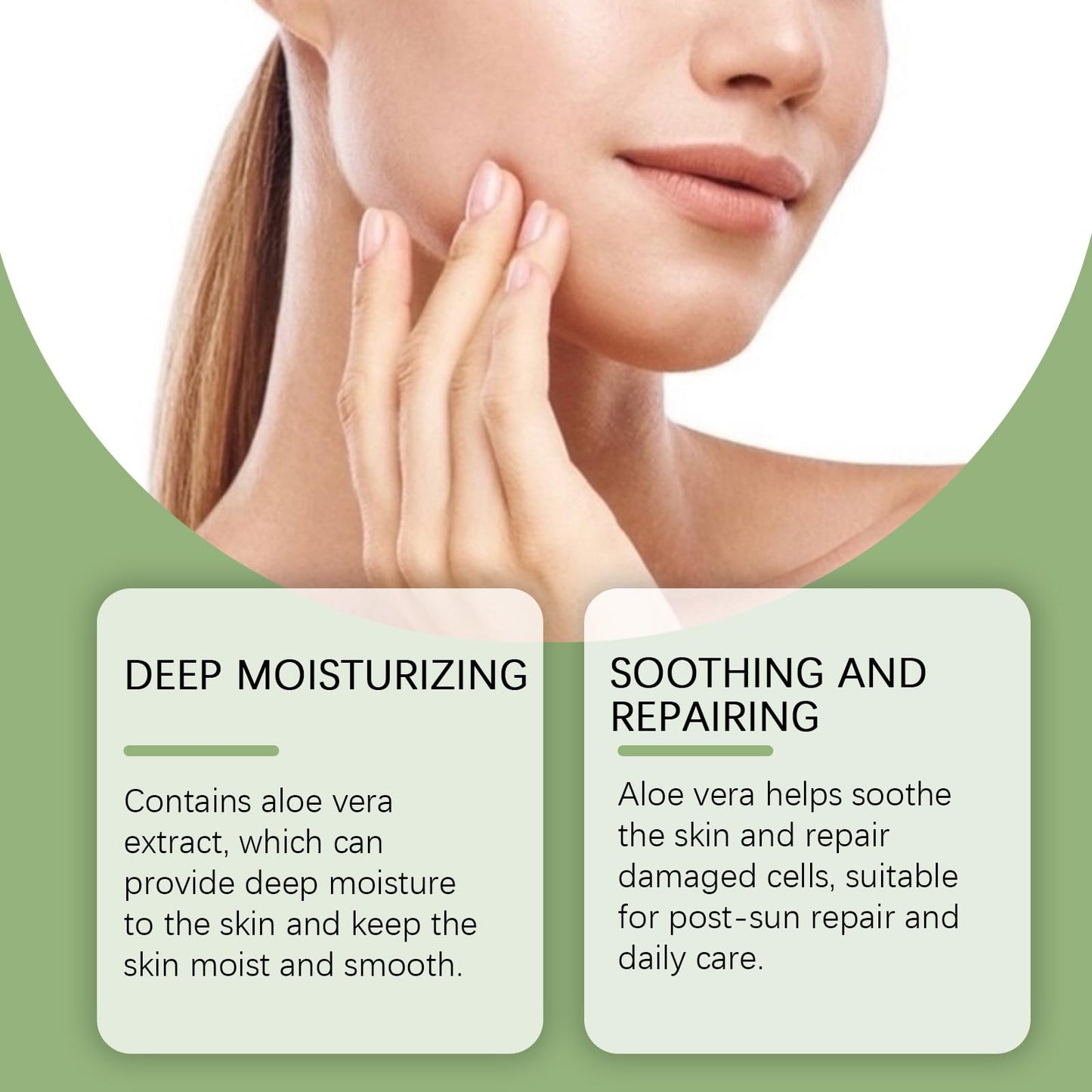 Pure Aloe Vera Gel for Face Organic 99% Aloe Vera Gel for for Sunburn Relief Soothing Skincare Natural Hydrating Pure Aloe Vera Gel for Skin and Scalp - 2oz