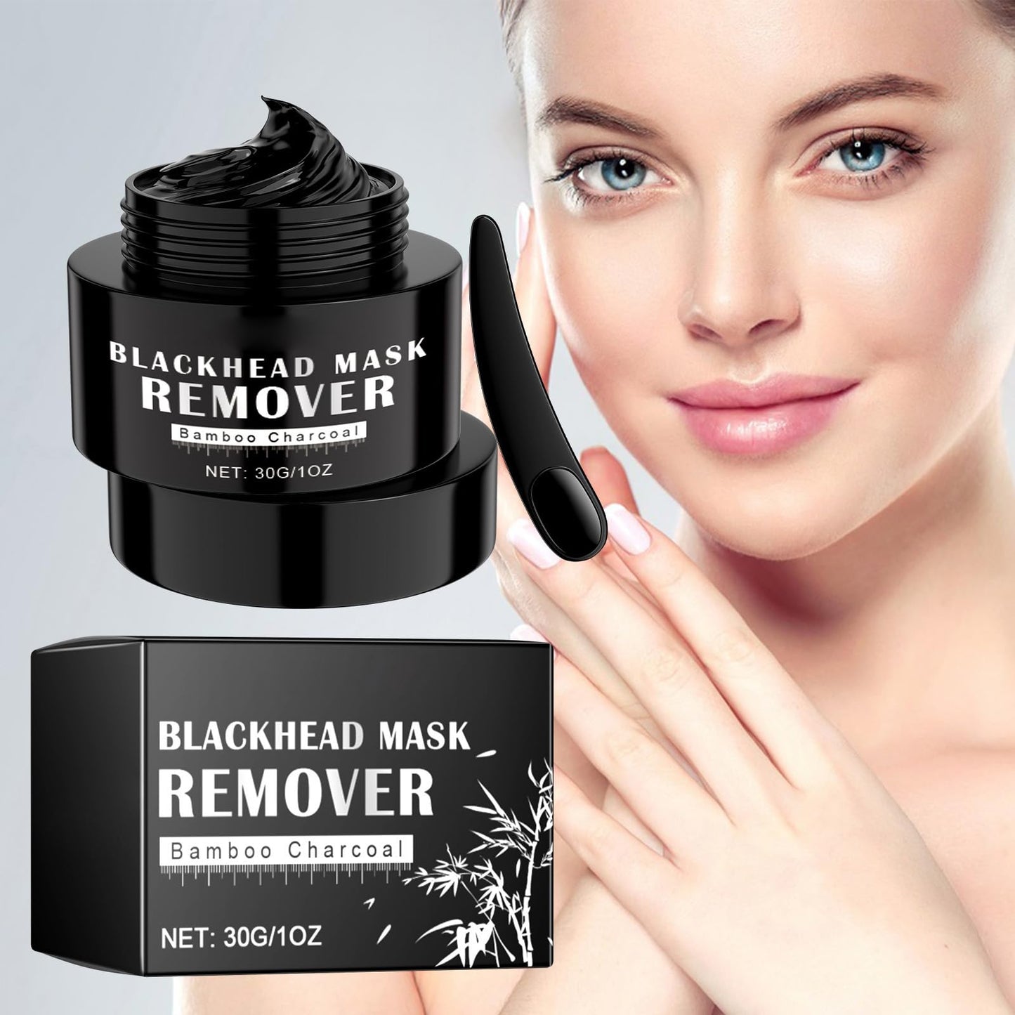 Peel Off Face Mask Blackhead Remover Mask for Men and Women Charcoal Peel Off Black Mask Facial Mask Purifying and Deep Cleansing for All Skin Types 1 OZ