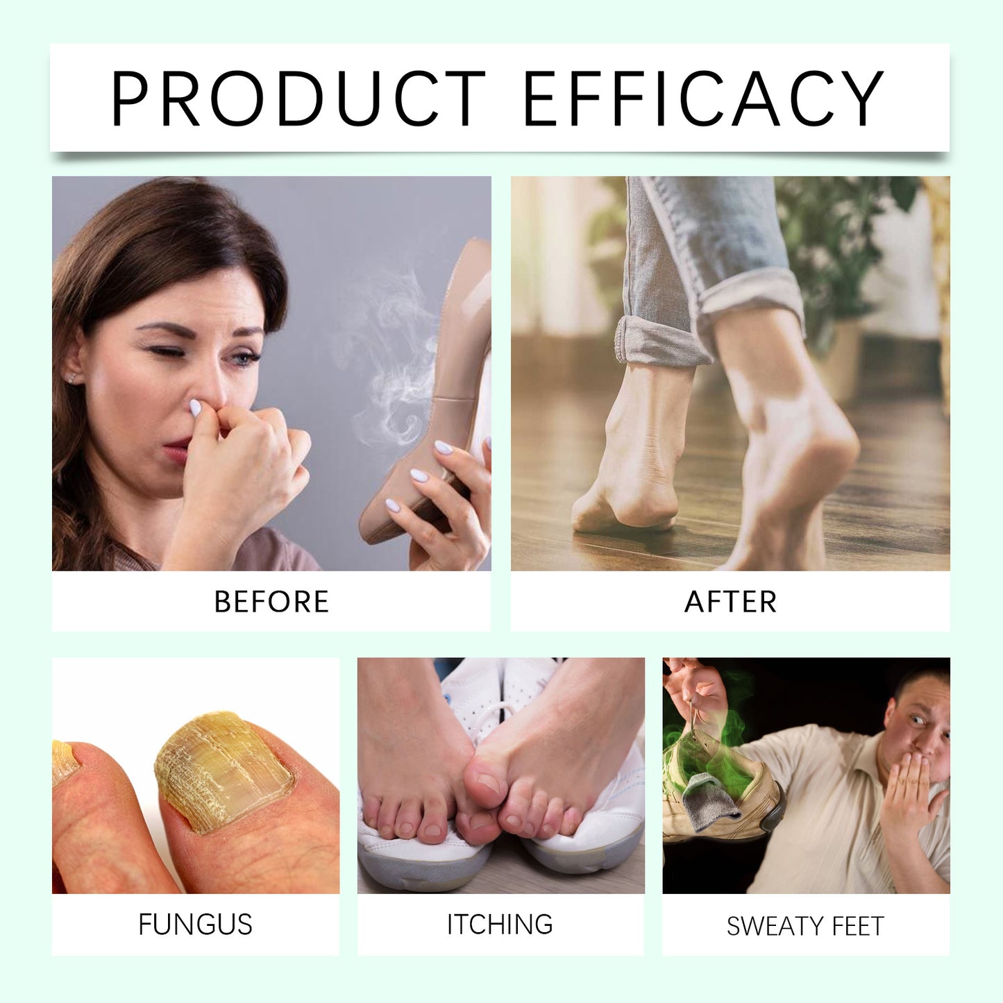 Ximonth Foot Care Agent Foot drying deodorizer Heel moisturizing deodorizer