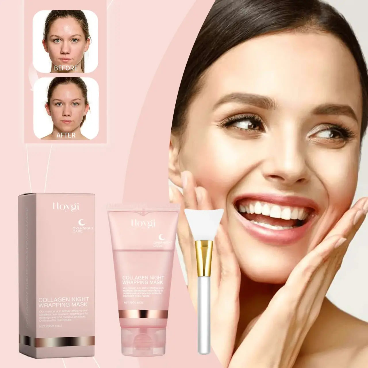 HOYGI Mascarilla Facial de Colágeno