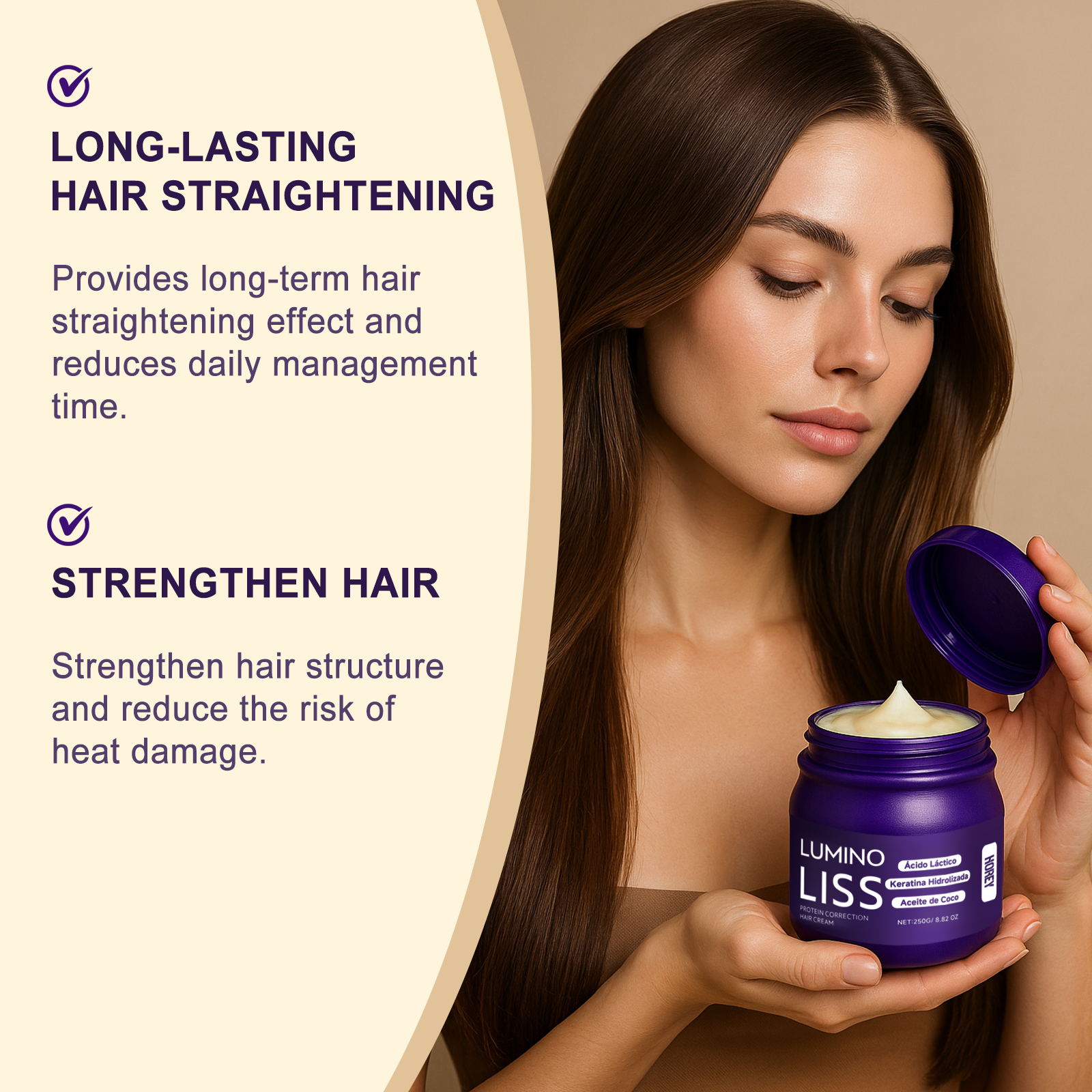 LUMINO LISS Protein Correction Hair Cream – 250g