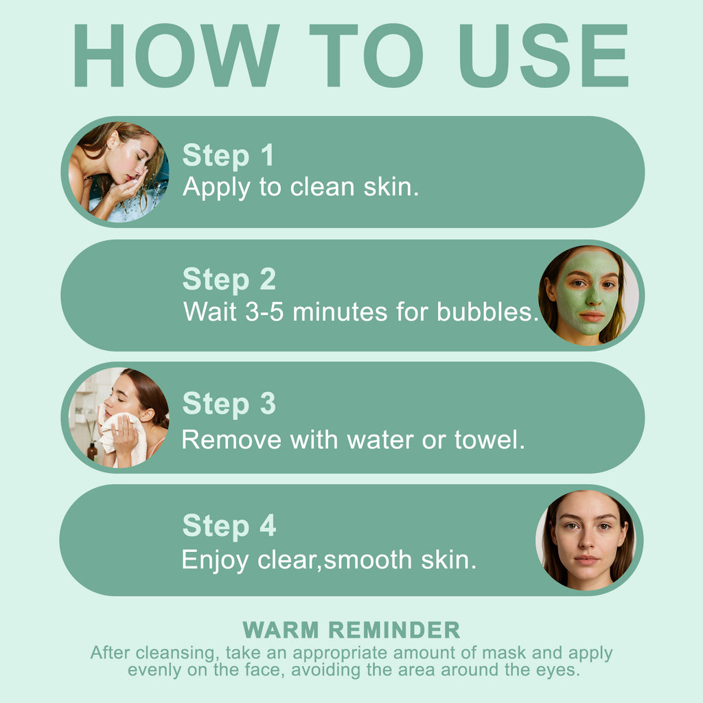 ROSEBLEM™-HOLY BASIL CARBONATED BUBBLED MASK 100g