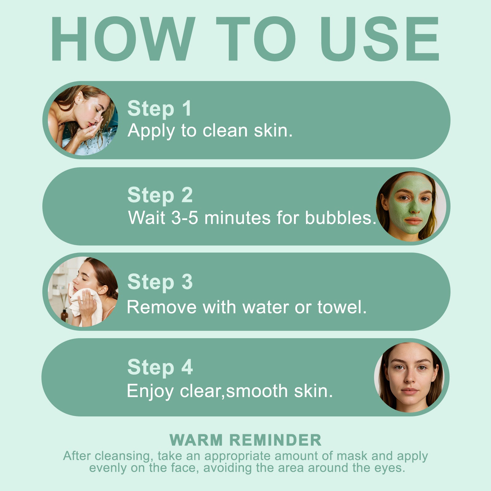 ROSEBLEM™-HOLY BASIL CARBONATED BUBBLED MASK 100g