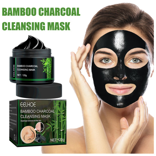 Bamboo Charcoal Cleansing Mask – Deep Pore Detox, Blackhead Removal & Oil Control-120g